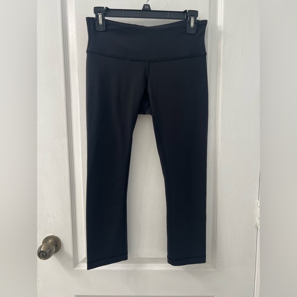 Lululemon Barrys Women’s Crop Black Leggings (Size 6) - Picture 3 of 11